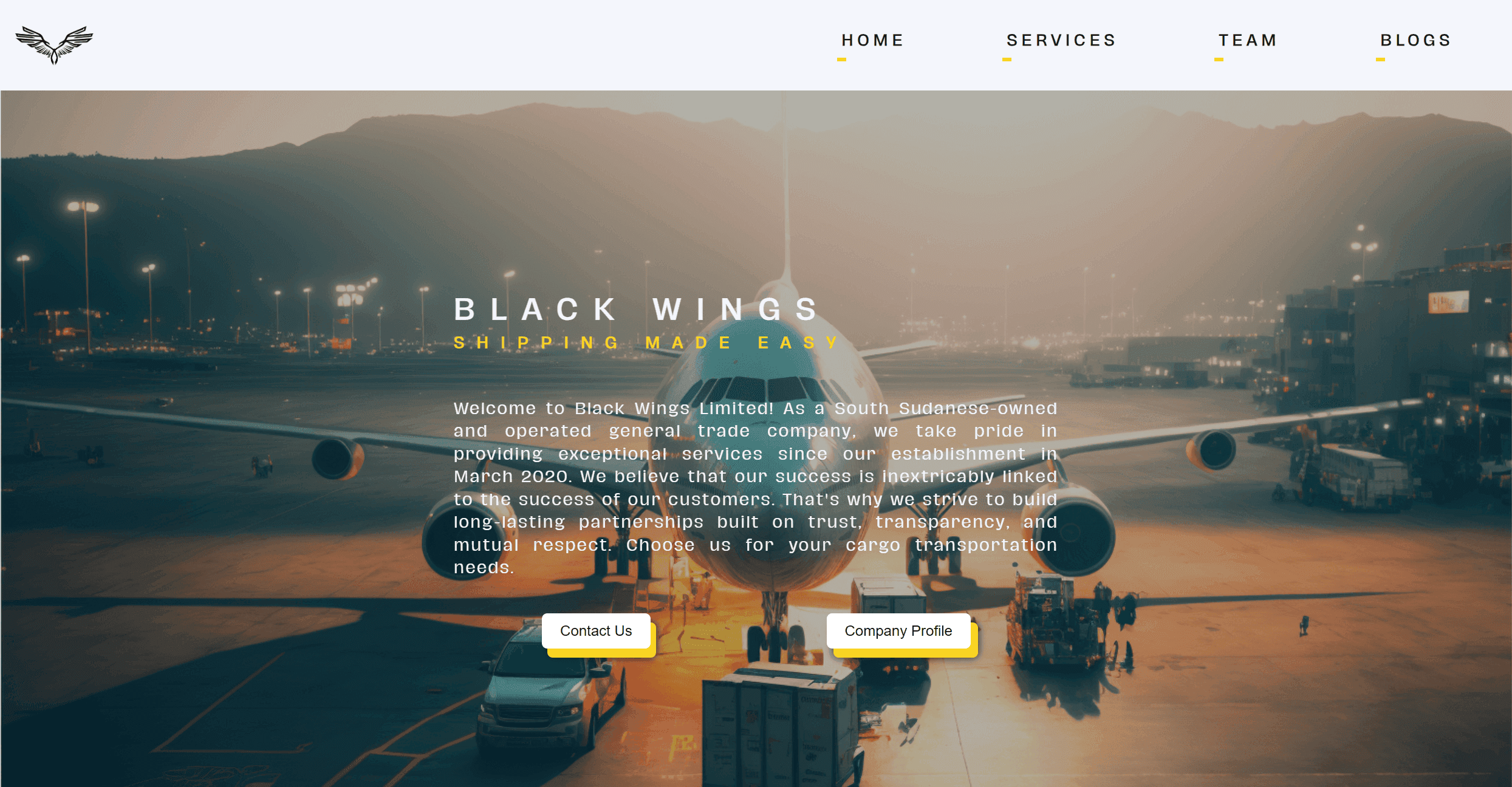 Black Wings Group Website